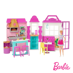 Barbie – Playset Restaurante Cook’n Grill c/ Boneca