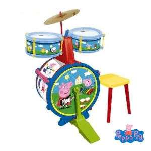 Bateria Musical Peppa Pig c/ Banco
