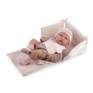 Boneca Lua c/ Roupa de Cama 42cm