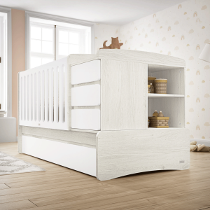 Cama Convertível Trama Combi Nest Roble Nordico c/ Branco Mate