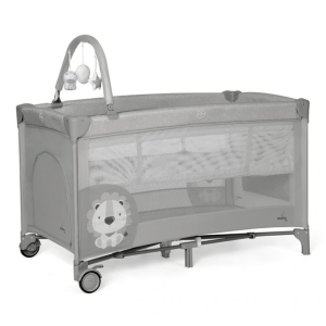 Cama de Viagem Asalvo Complet Duo Baby Leão Cinza