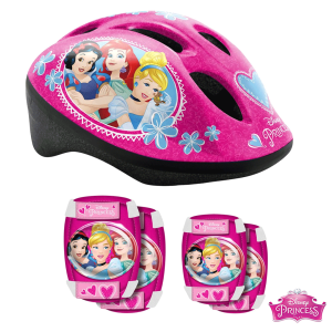 Disney Princesas Conjunto Stamp Capacete e Proteções