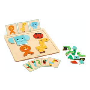 Djeco Geobasic Puzzle Magnético Animais