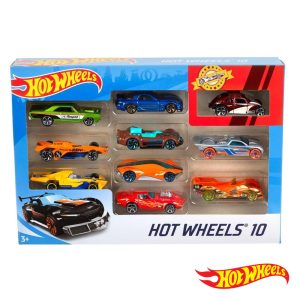 Hot Wheels – Pack 10 Veículos