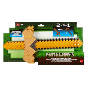 Minecraft Transformável 2 em 1 Espada e Picareta