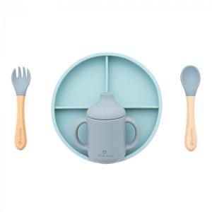 Set Alimentação Olmitos 4 Peças Azul