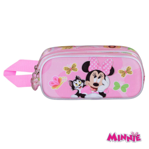 Porta Lápis Minnie Mouse Pink Borboletas