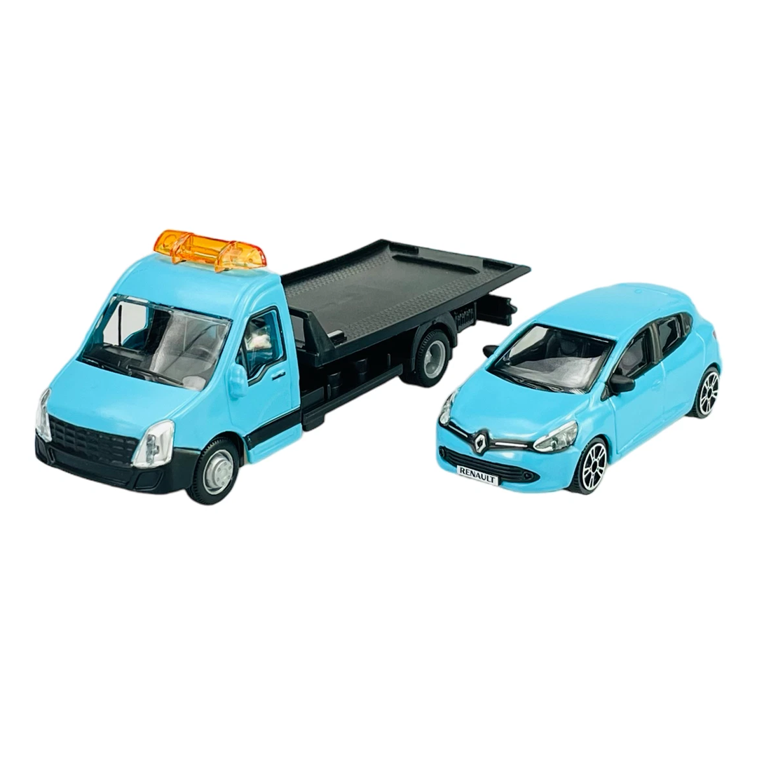 Renaut Clio Azul com Reboque 1:43 Bburago - Image 3